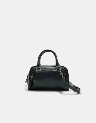 Stradivarius - Sac bowling à fermeture éclair - Kaki-Vert