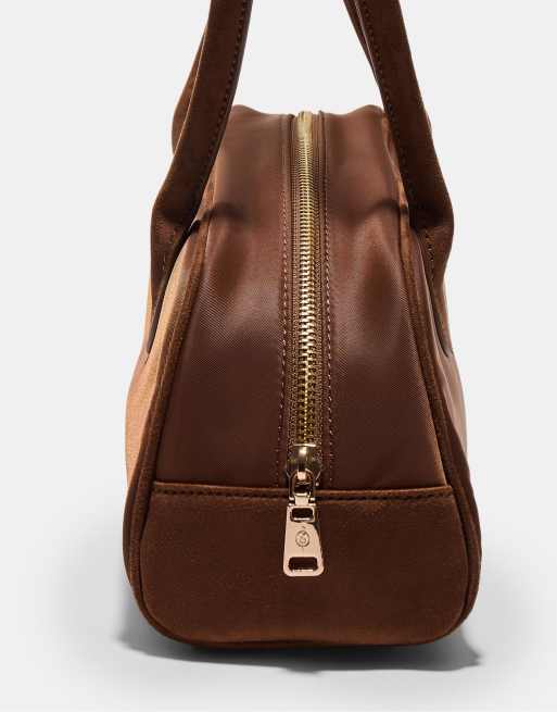 Stradivarius - Sac bowling en nylon - Terracotta, 2 de 4