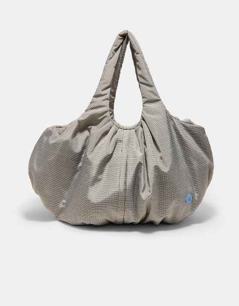Stradivarius sac matelassé maxi bleu ciel - view 1