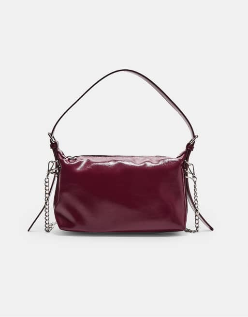 Stradivarius Sac porté épaule à bandoulière Bordeaux ASOS