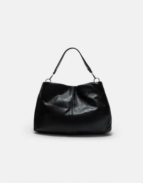 Stradivarius - Sac porté épaule avec anse - Noir - view 1