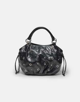 Stradivarius - Sac seau à aillets - Noir