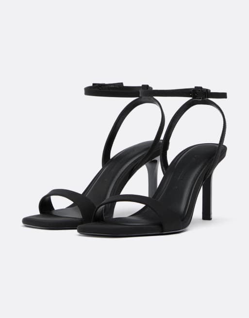 Stradivarius - Sandales à talon haut - Noir, 4 de 7