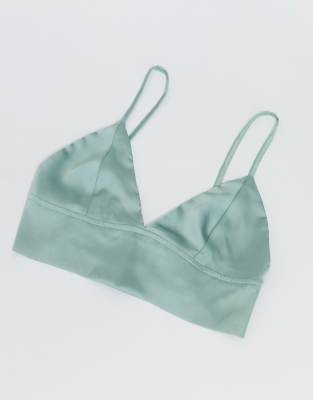 satin bralette top