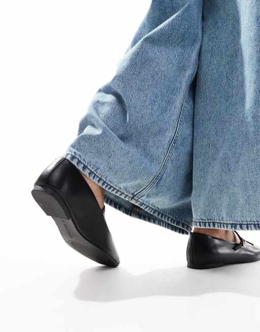 Stradivarius – Schlichte Ballerinas in Schwarz , 4 von 4