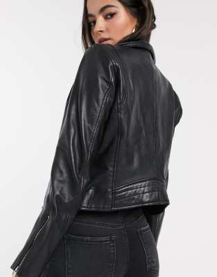 leather jacket stradivarius