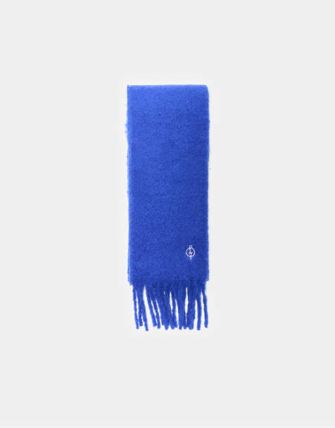Stradivarius - Sciarpa basic blu elettrico - view 1