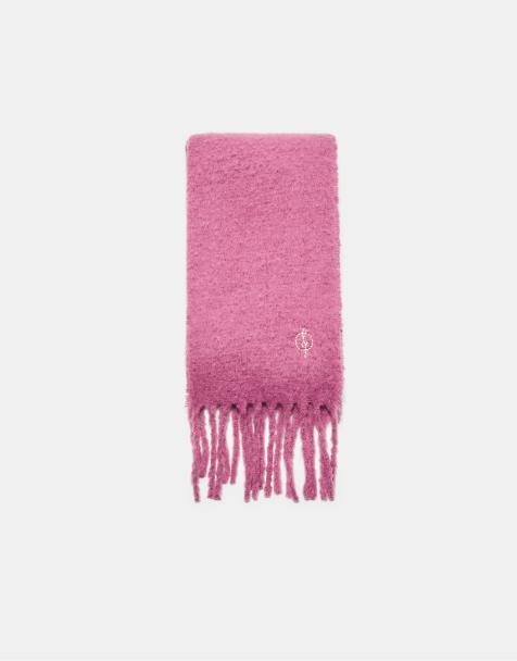 Stradivarius - Sciarpa basic color malva - view 1