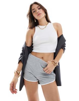 Stradivarius Stradivarius seamless tank top in white