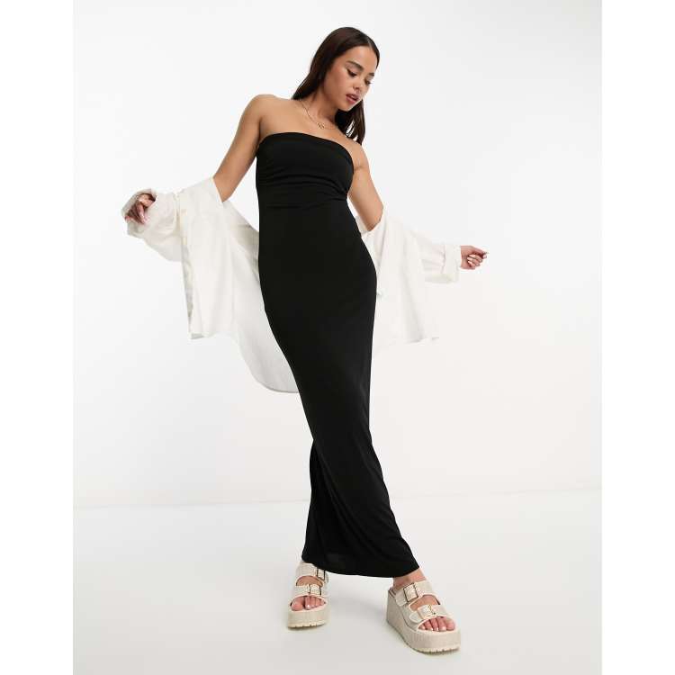 Tube black outlet gown