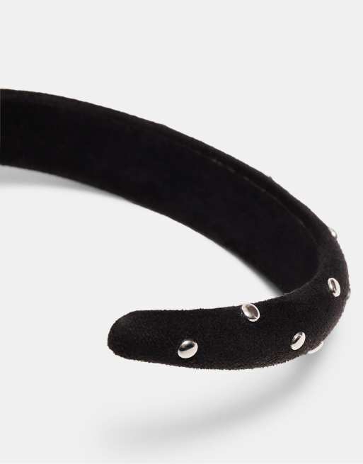 Stradivarius - Serre-tête volumineux clouté - Noir, 3 de 3