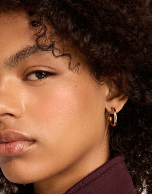 Stradivarius set van 6 multipack steroorbellen in goud, 2 van 4