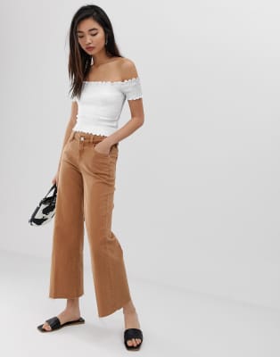 asos white off the shoulder top