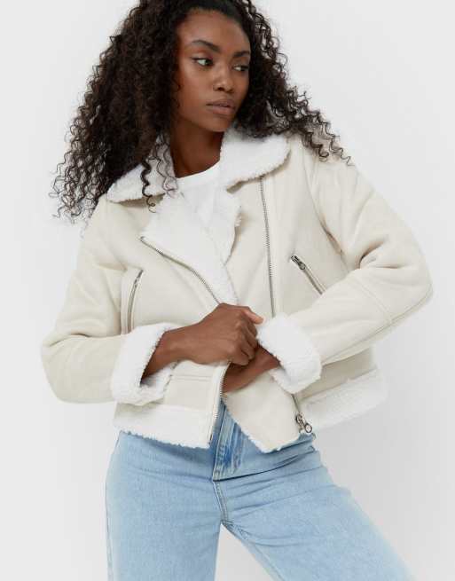 Short sales aviator jacket