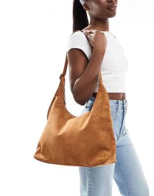 Stradivarius Shoulder Bag In Brown