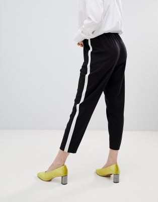 stradivarius striped pants