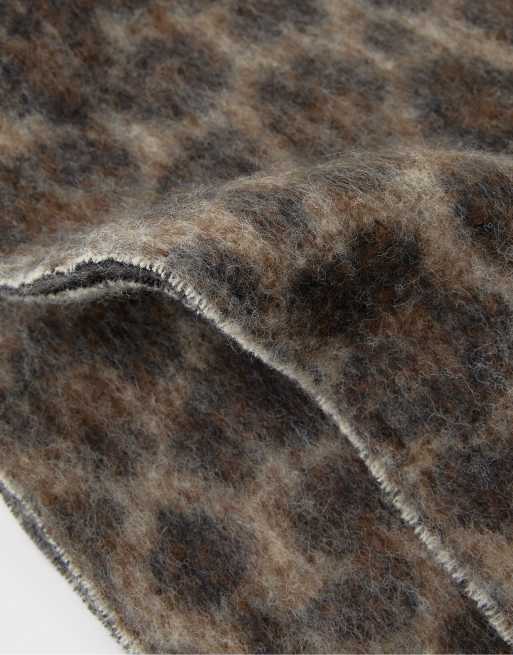 Stradivarius sjaal met print in lichtbruin, 4 van 4