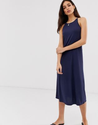 Stradivarius sleeveless jersey midi 