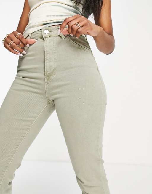 Mom jeans hot sale khaki