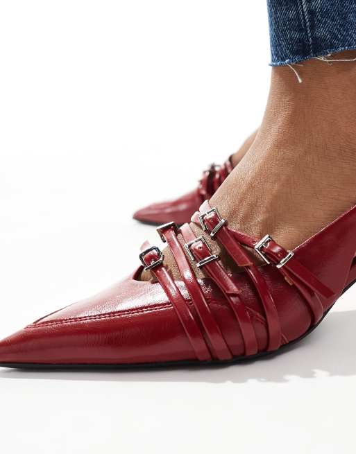 Slingback pumps lage hak hotsell