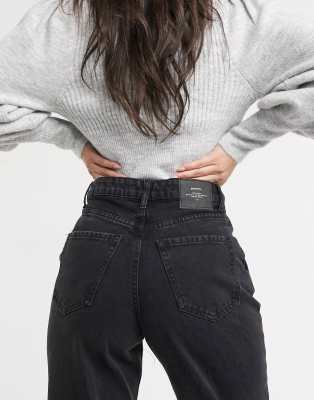 Stradivarius Stradivarius slouchy jeans in black