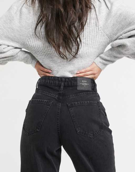 Stradivarius Jean Legging Short In Black, $10, Asos