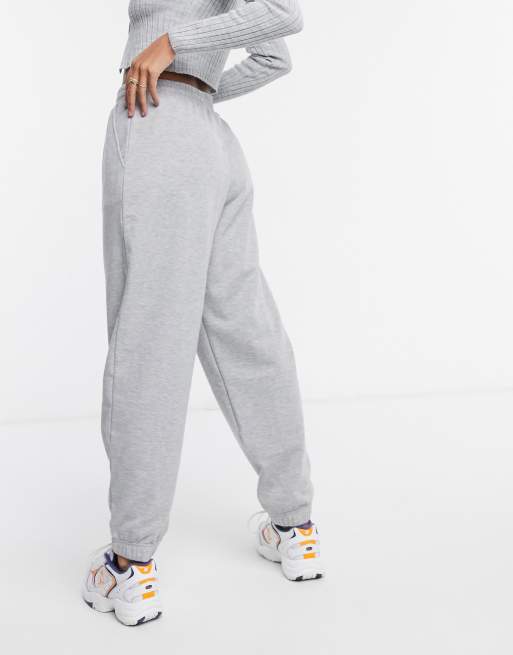 Stradivarius jogger in grey hot sale