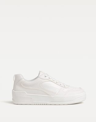 Stradivarius – Sneaker in Weiß - view 1
