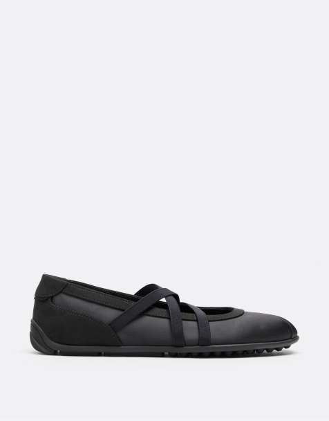Stradivarius sneakerinas à brides croisées noires - view 1