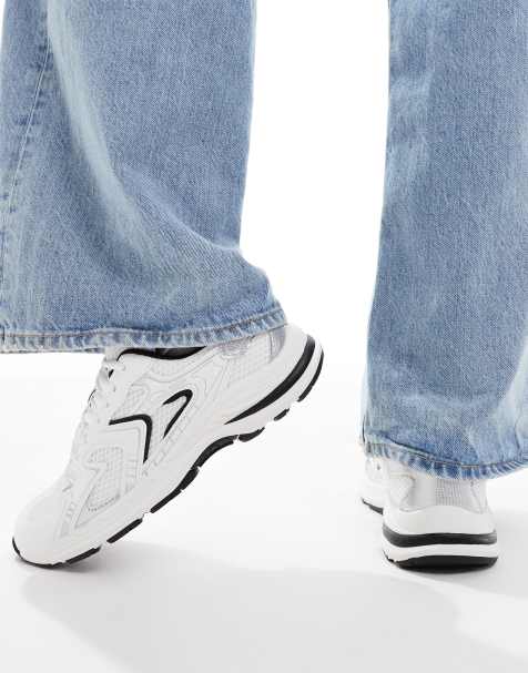 Stradivarius - Sneakers con suola spessa bianche - view 1