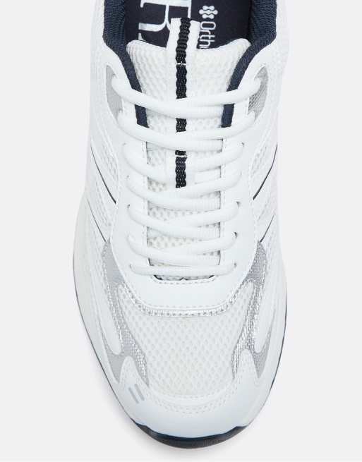 Stradivarius - Sneakers met detail in wit, 4 van 6
