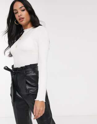 stradivarius white cargos