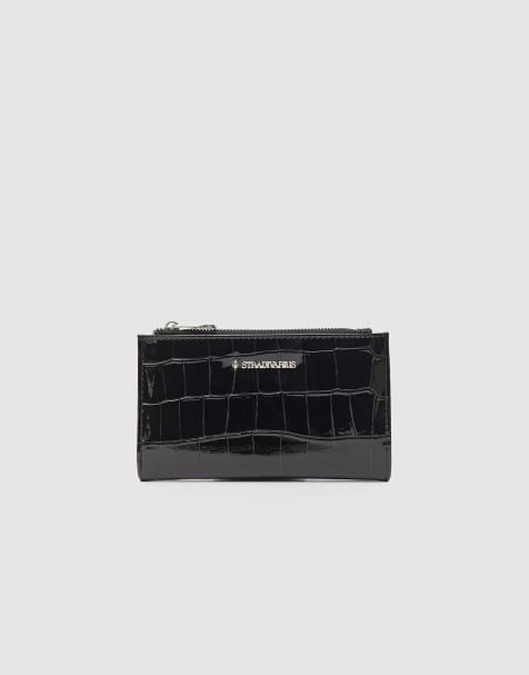 Stradivarius - Sort basispung med lynlås - view 1