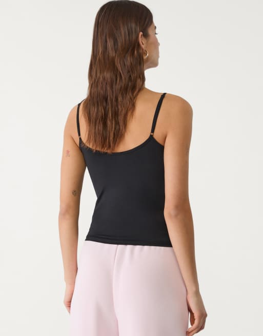 Stradivarius - Sort tanktop, 2 af 4