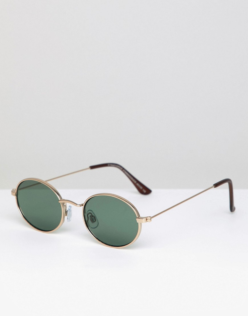Stradivarius - sorte ovale solbriller