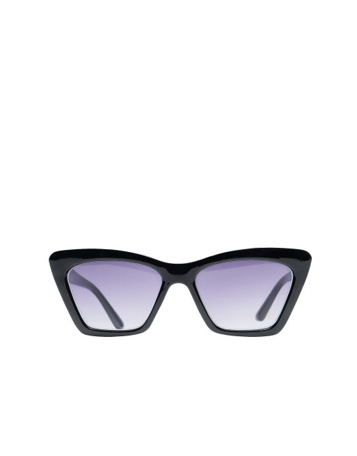 Stradivarius Square cateye glasses in black, 5 of 5