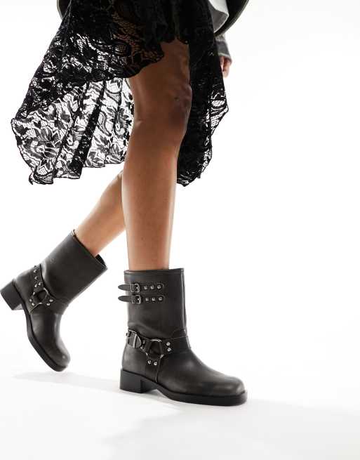 Saint laurent hotsell biker boots