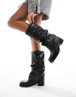 Slouch hot sale moto boots