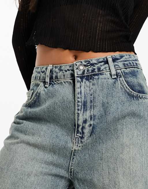 Stradivarius STR baggy jeans in vintage wash