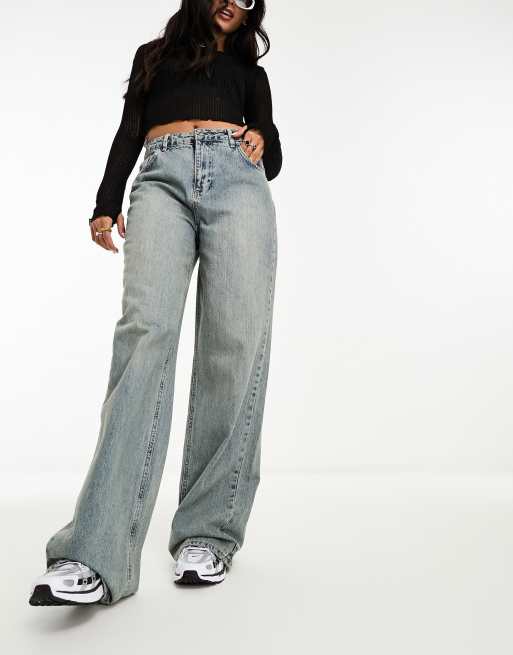 Women's Baggy Jeans, Leopard Jeans