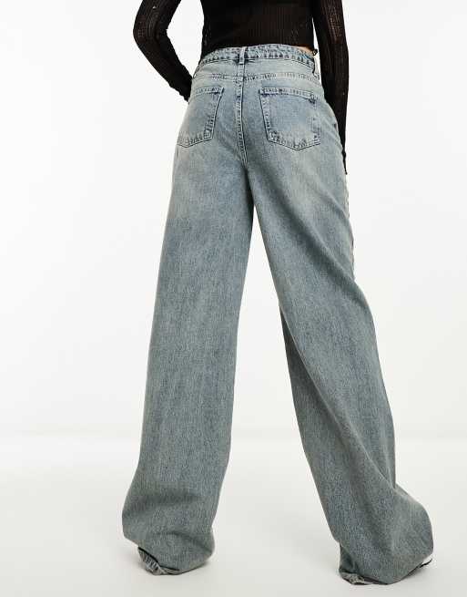 Pantalon baggy mujer stradivarius best sale
