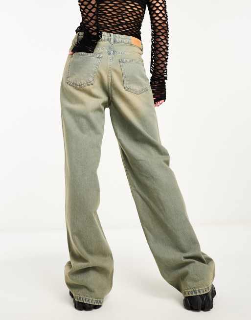 Stradivarius - STR - Baggy jeans in vintage wassing , 4 van 5