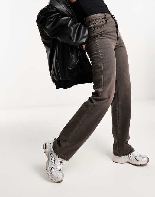 Stradivarius – STR – Blekbruna jeans med raka ben , 2 av 5