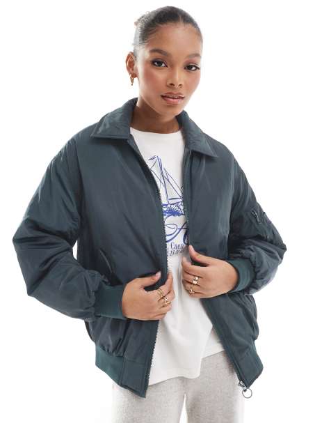 Stradivarius - STR - Bomber - Bleu marine - view 1