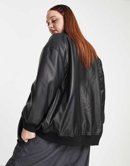 Bomber best sale cuir femme