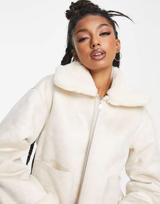 Stradivarius 2024 fur jacket