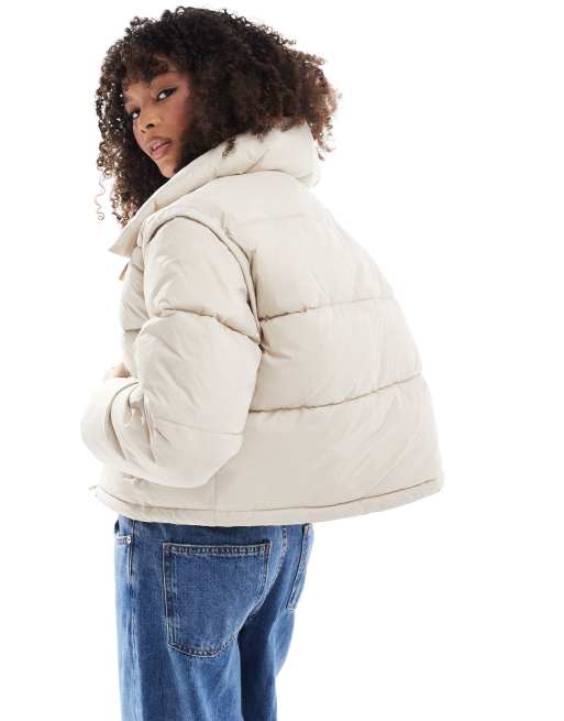 Ecru puffer jacket online