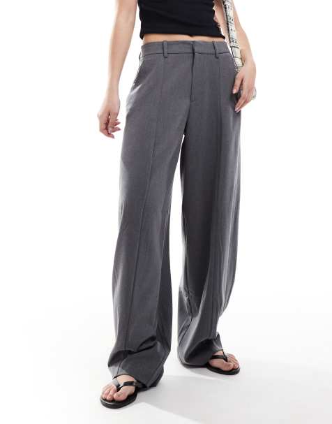 Stradivarius - STR - Elegante broek met ballonpijpen in grijs - view 1