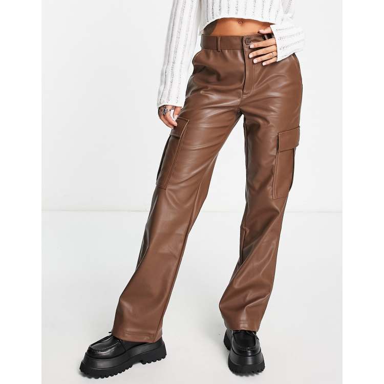 パンツ COURREGES Women Straight Pants 424CPA272WO0113 Brown Courrèges Brown wool trousers | TheDoubleF
