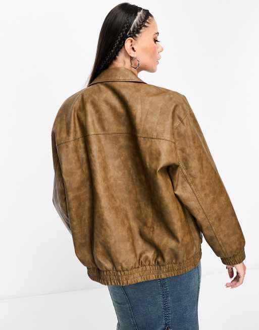 Stradivarius on sale suede jacket